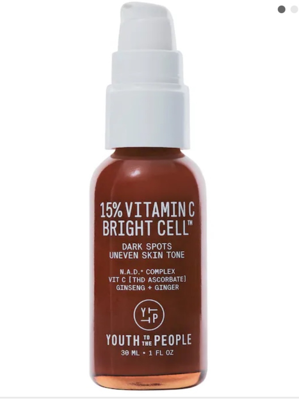 NEW⭐️Youth to the People 15% VitaminC Bright Cell Facial Serum w/ N.A.D.+Complex